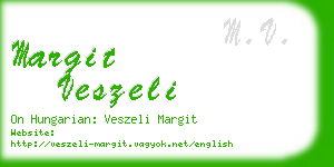 margit veszeli business card